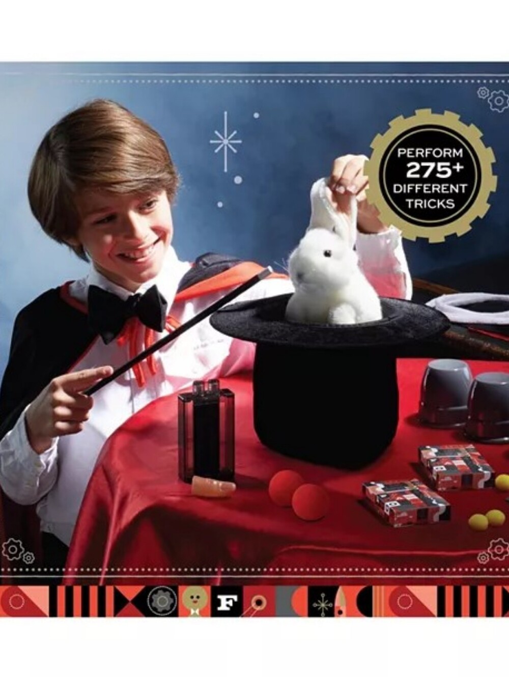 NIB FAO Schwarz Ultimate Magic Set 24 Piece Kit 275 Magic Tricks